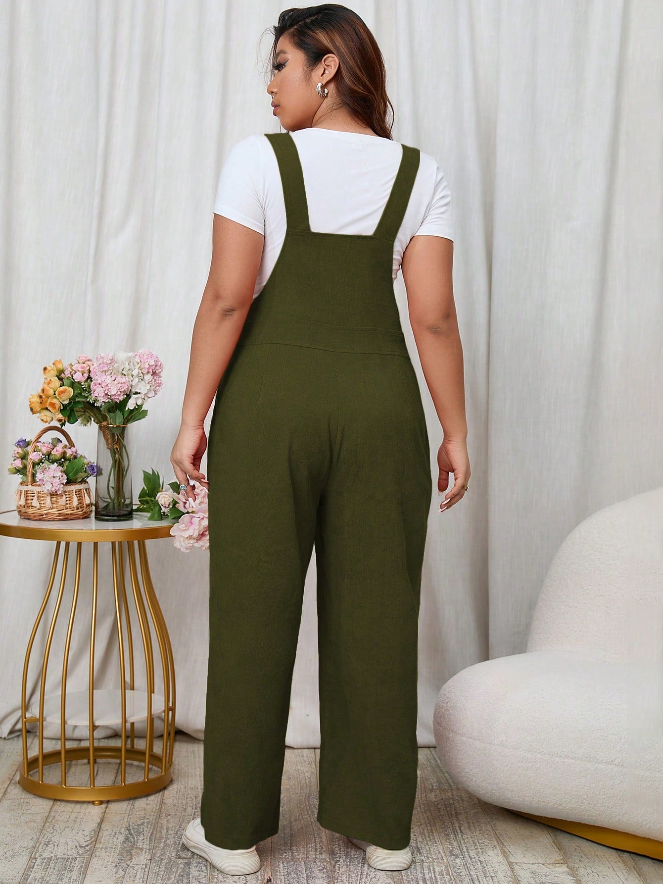 Macacão feminino Plus Size Caroline