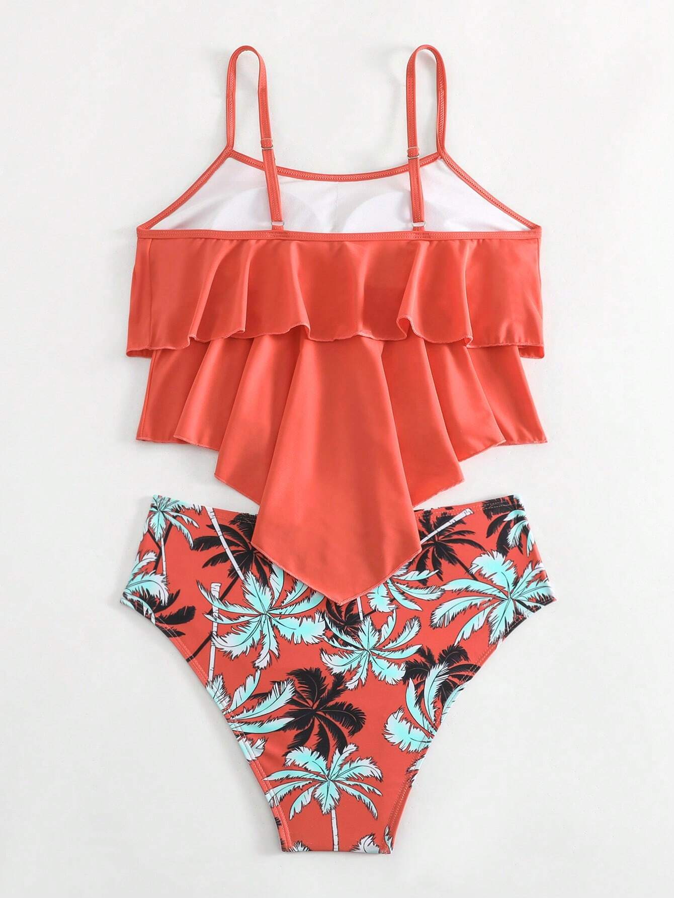 Tankini Feminino Com Babados Cristal.