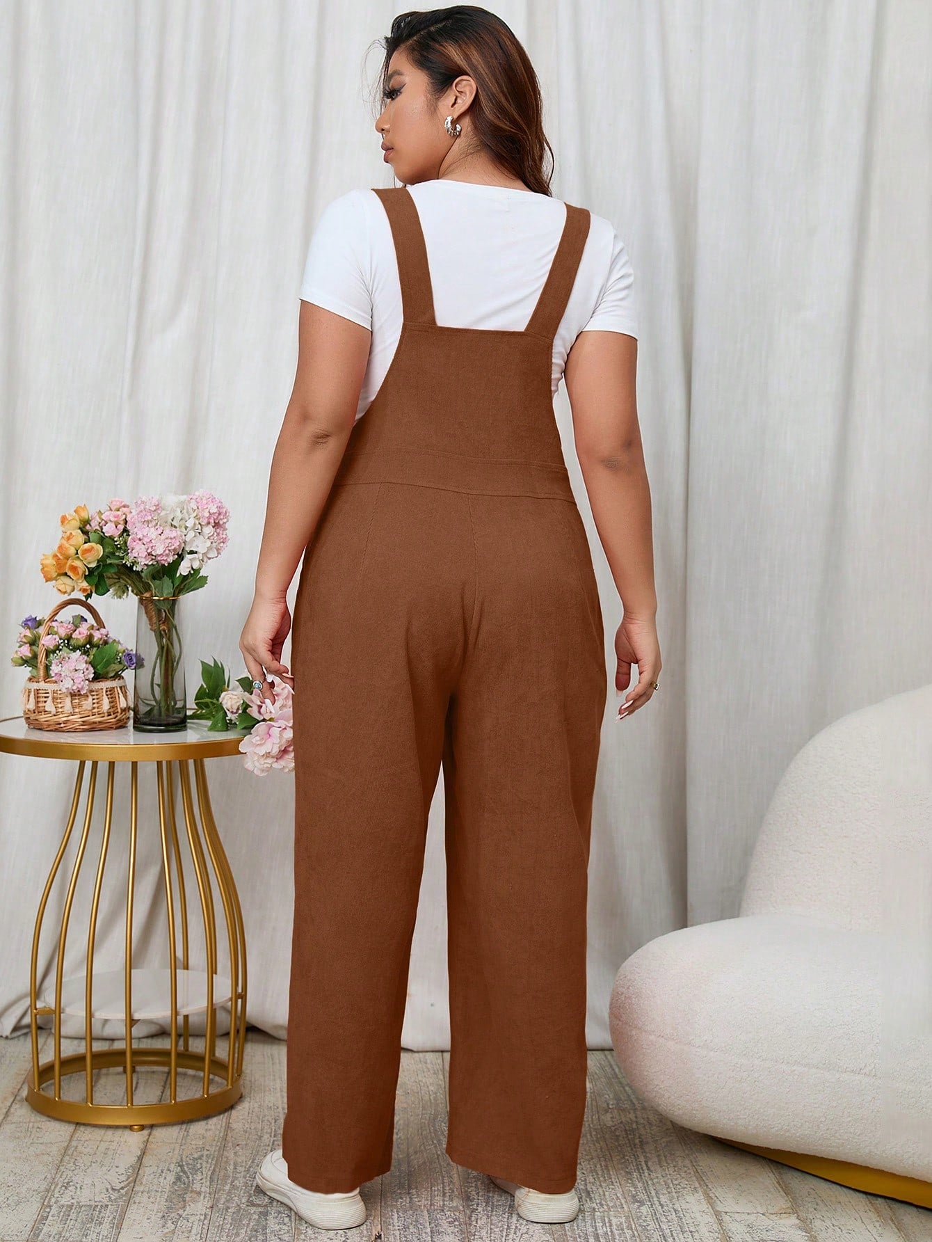 Macacão feminino Plus Size Caroline