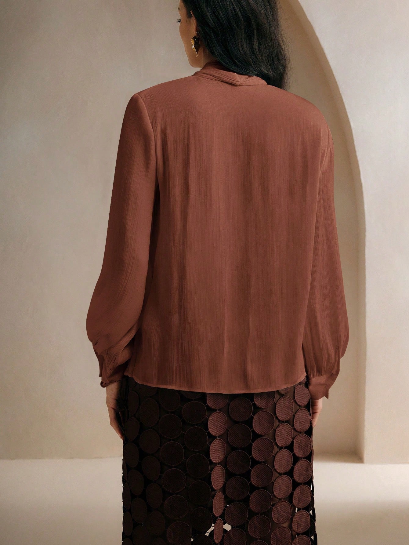 Blusa feminina gola alta Marselha