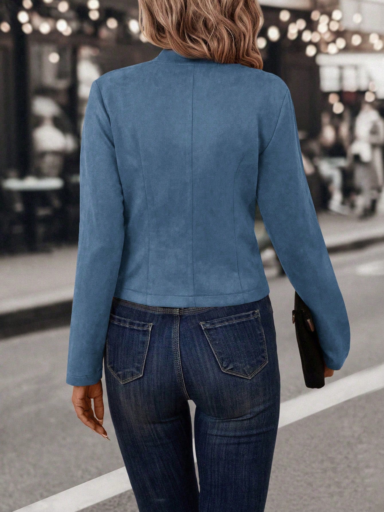 Casaco Feminino casual com botões frontais Milena