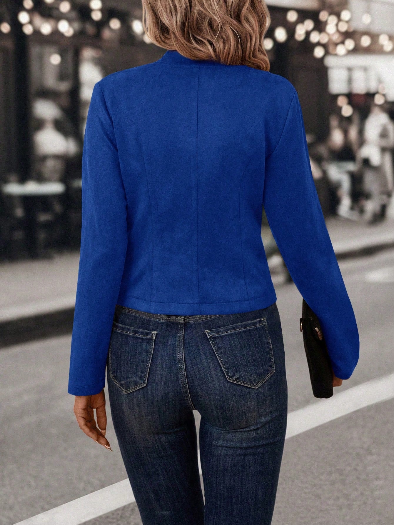Casaco Feminino casual com botões frontais Milena