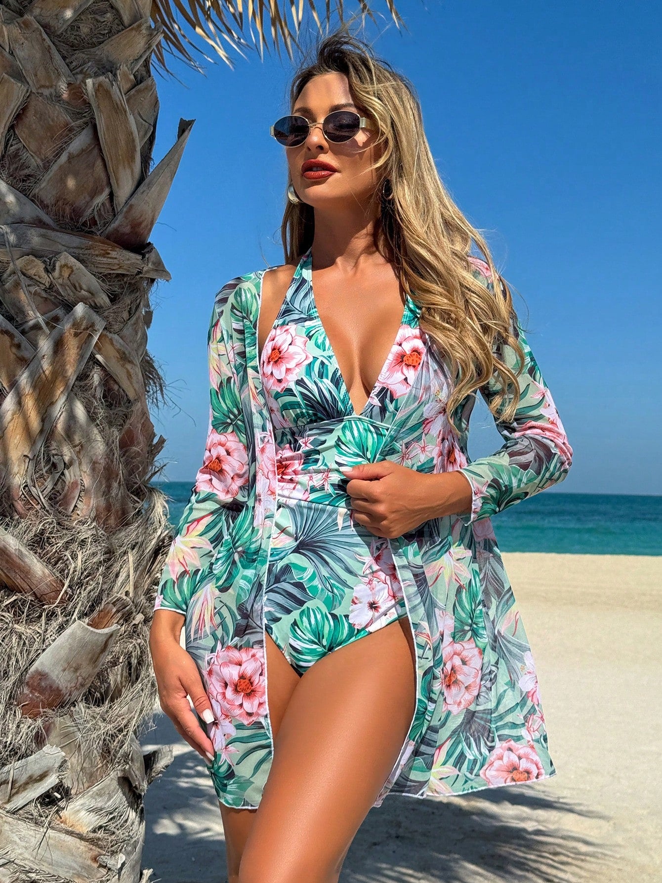 Maiô feminino modelador com saída de praia Felicitá