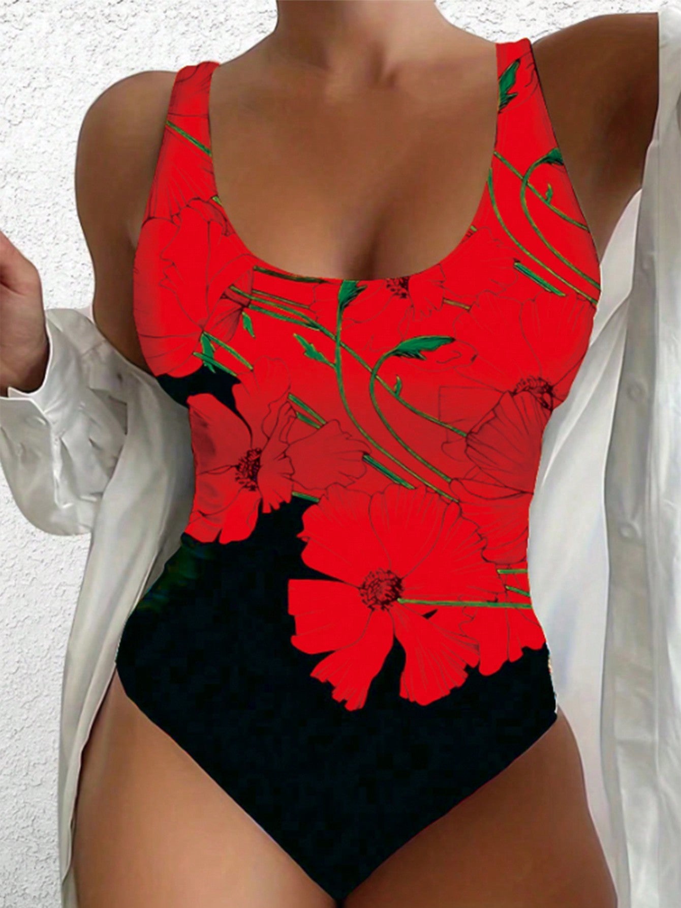 Maiô modelador Feminino estampado Dorimar