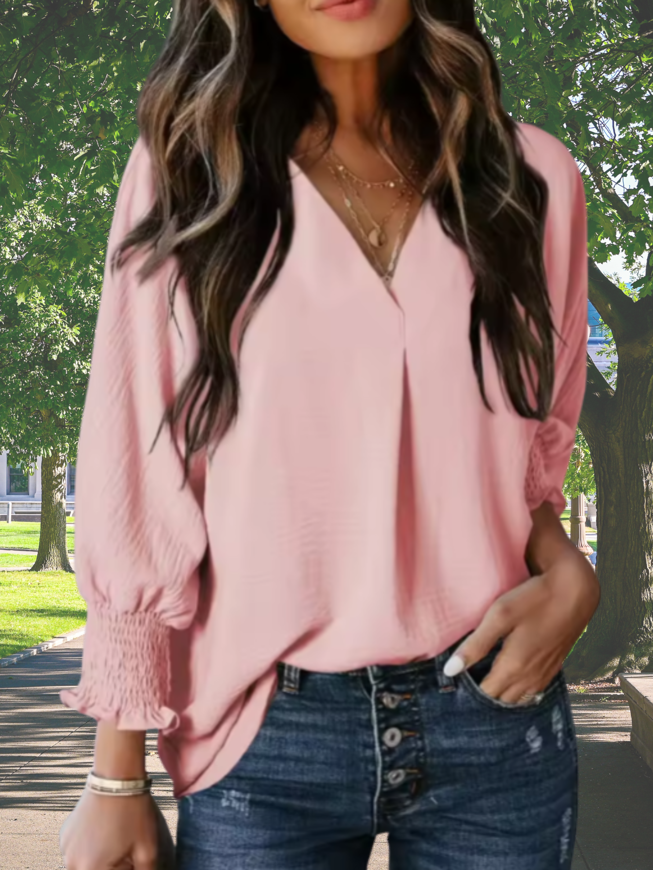 Blusa feminina Oversized Jade