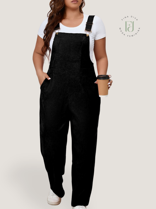 Macacão feminino  Plus Size Caroline