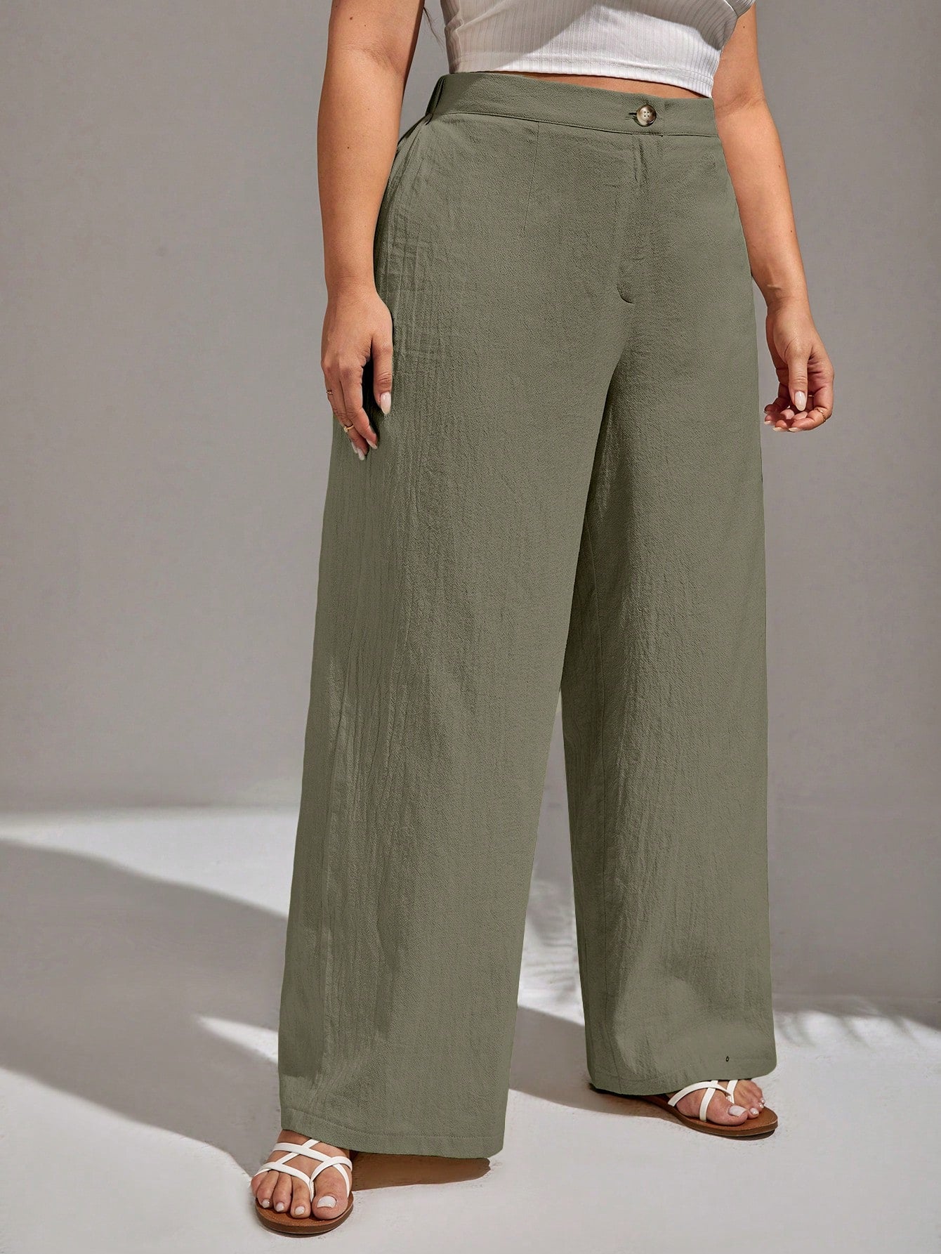 Calça Feminina Casual Plus Size Felicia