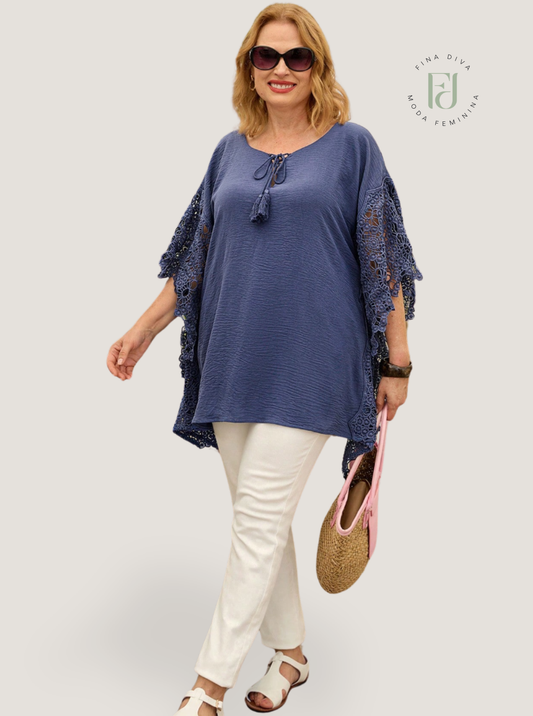 Blusa feminina casual plus size Halima