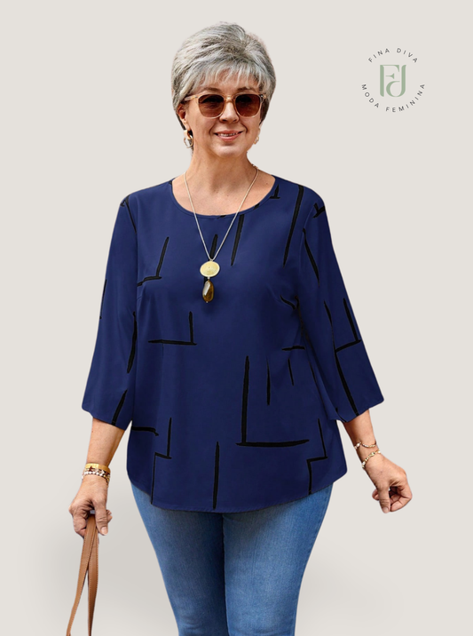 Blusa feminina plus size Emma