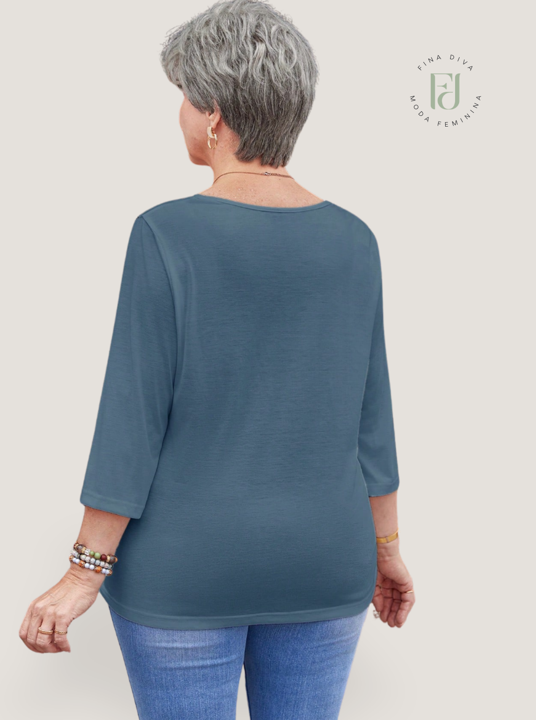 Blusa feminina plus size Rosie