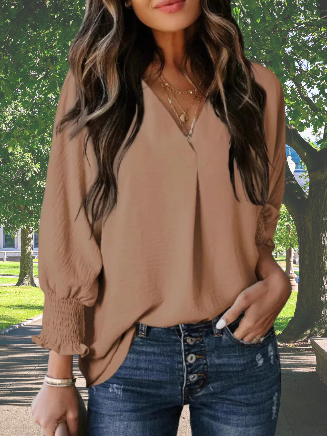 Blusa feminina Oversized Jade
