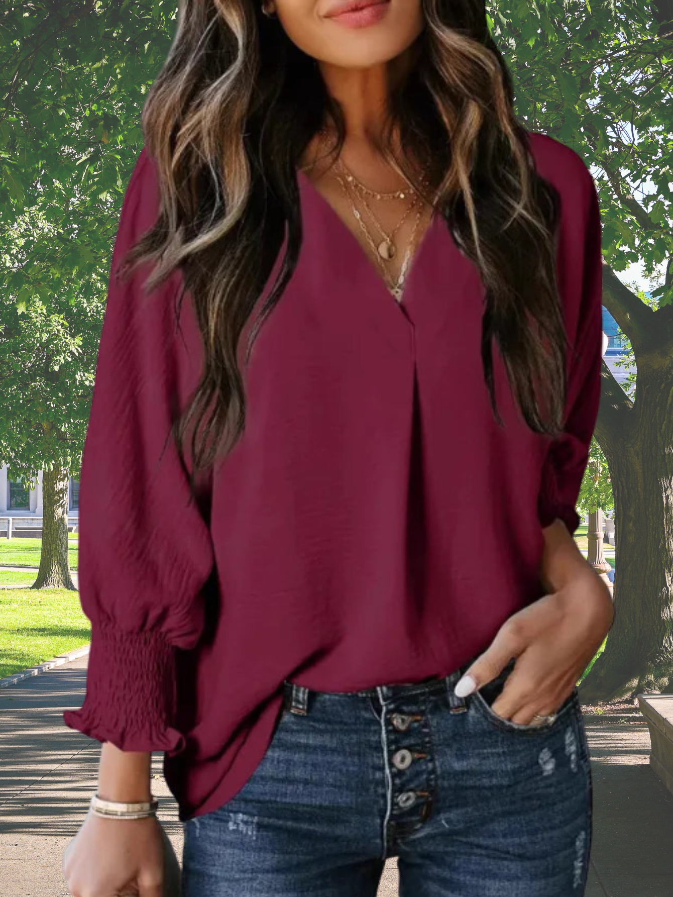 Blusa feminina Oversized Jade