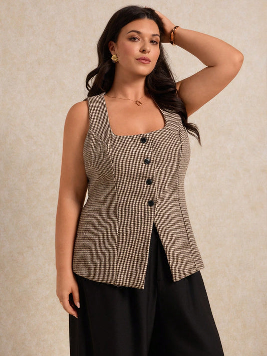 Blusa feminina com botões Talita